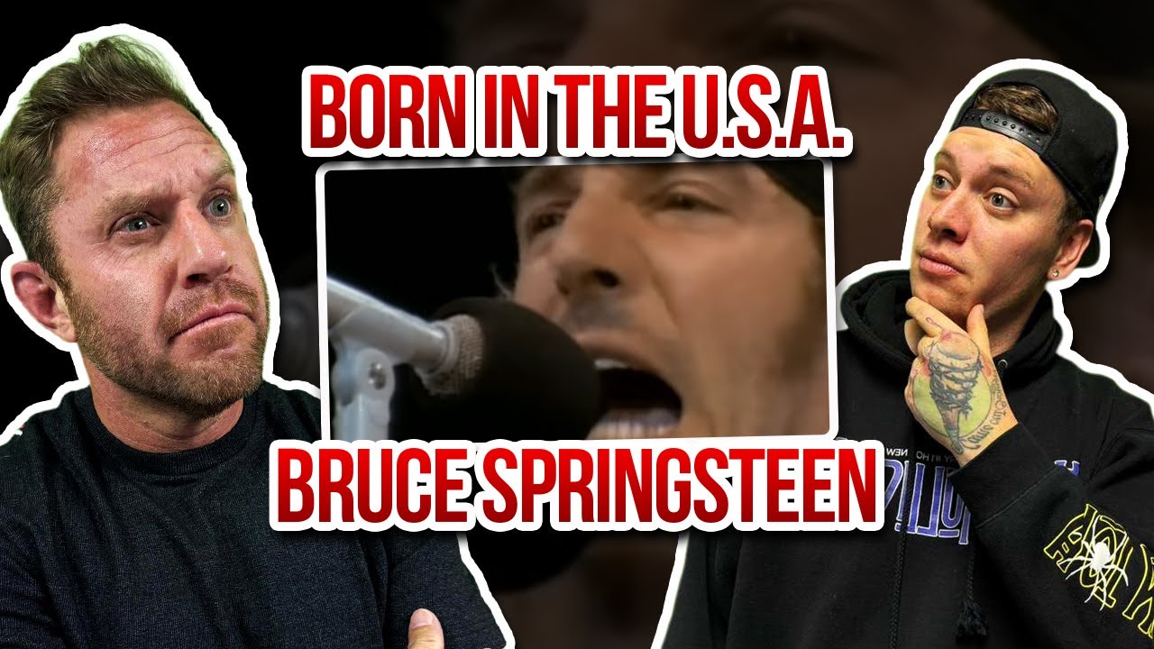 THIS SONGS ABOUT WHAT?! First Reaction to Bruce Springsteen - Born In The U.S.A