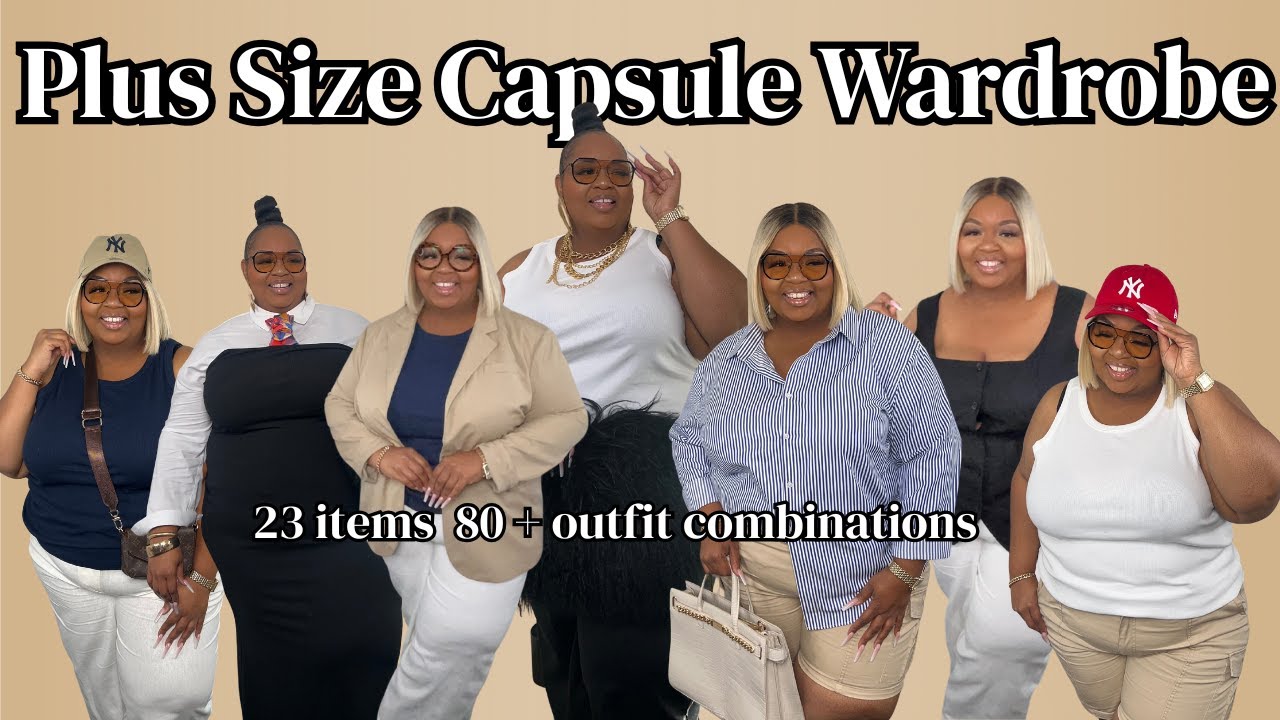 Plus Size Capsule Wardrobe 2025  | I AM Shauna T  Plus Size Styling Tips