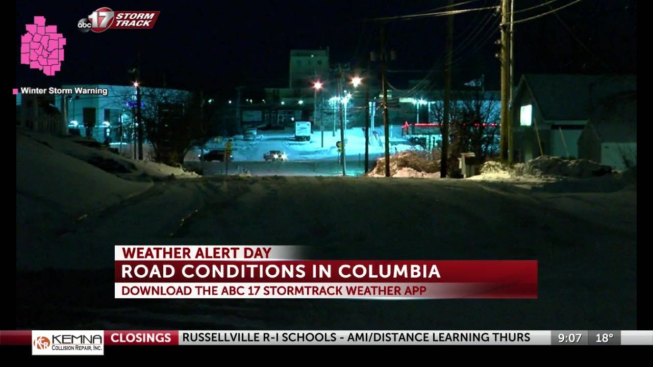 Drivers describe slick roads, unsafe driving conditions during Mid-Missouri snowstorm