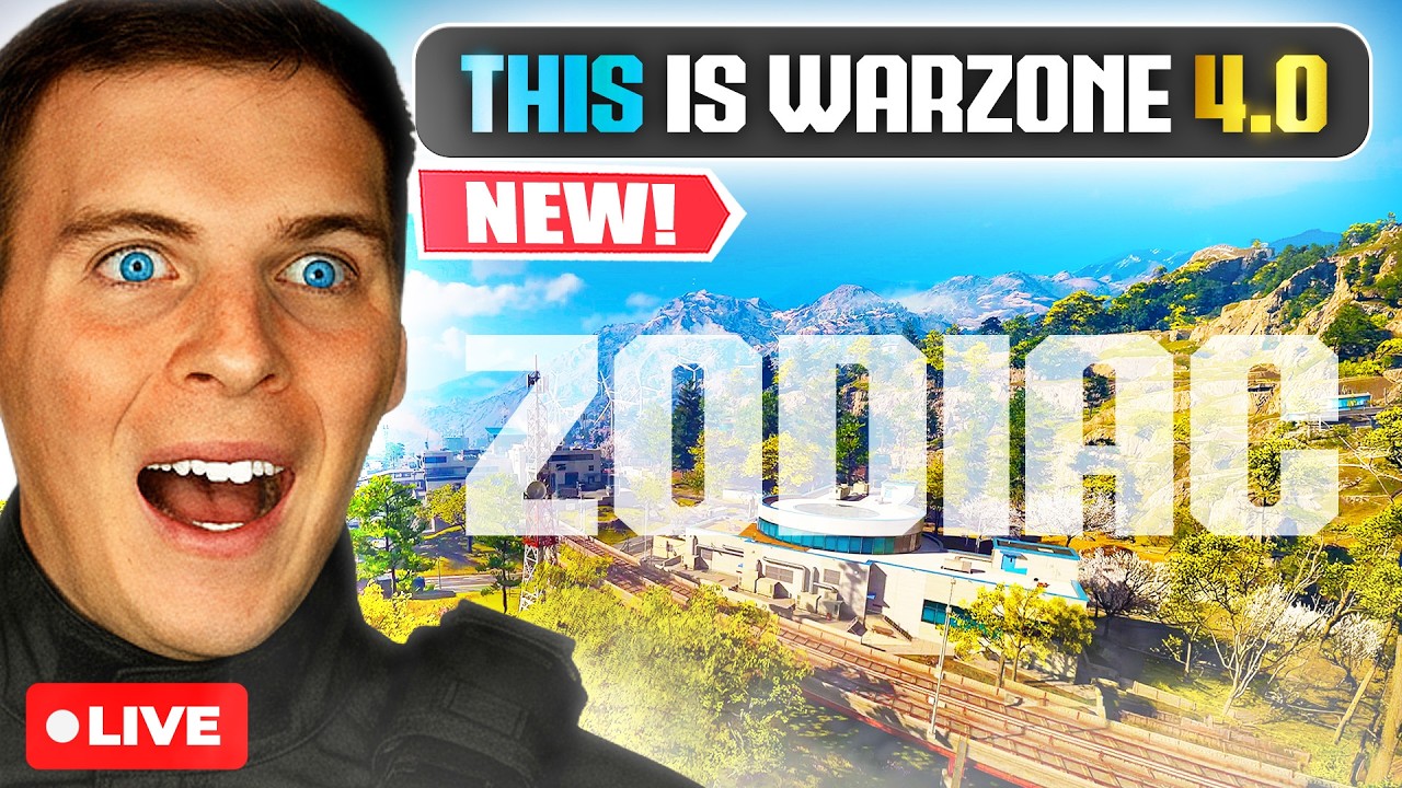 🔴LIVE - NEW Warzone 4.0 is HERE! (new map + new guns + MORE)🔴