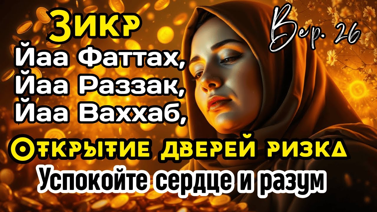 Мягкий зикр для открытия ризка и спокойной жизни | B. 26