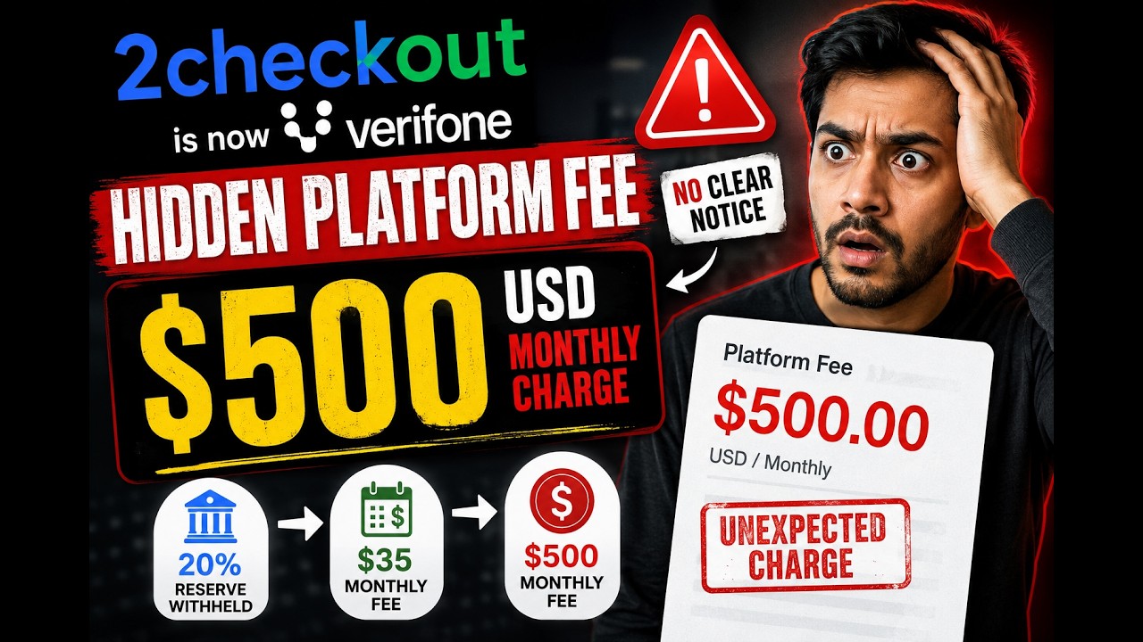 2Checkout (Verifone) Hidden Platform Fee &ndash; $500 USD Monthly Charge
