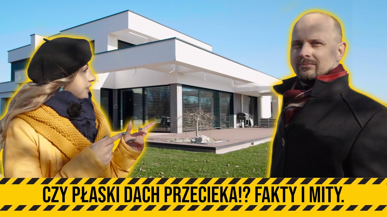 Dom z płaskim dachem przecieka? Płaski dach jest niepraktyczny? Fakty i Mity. #OkiemArchitekta
