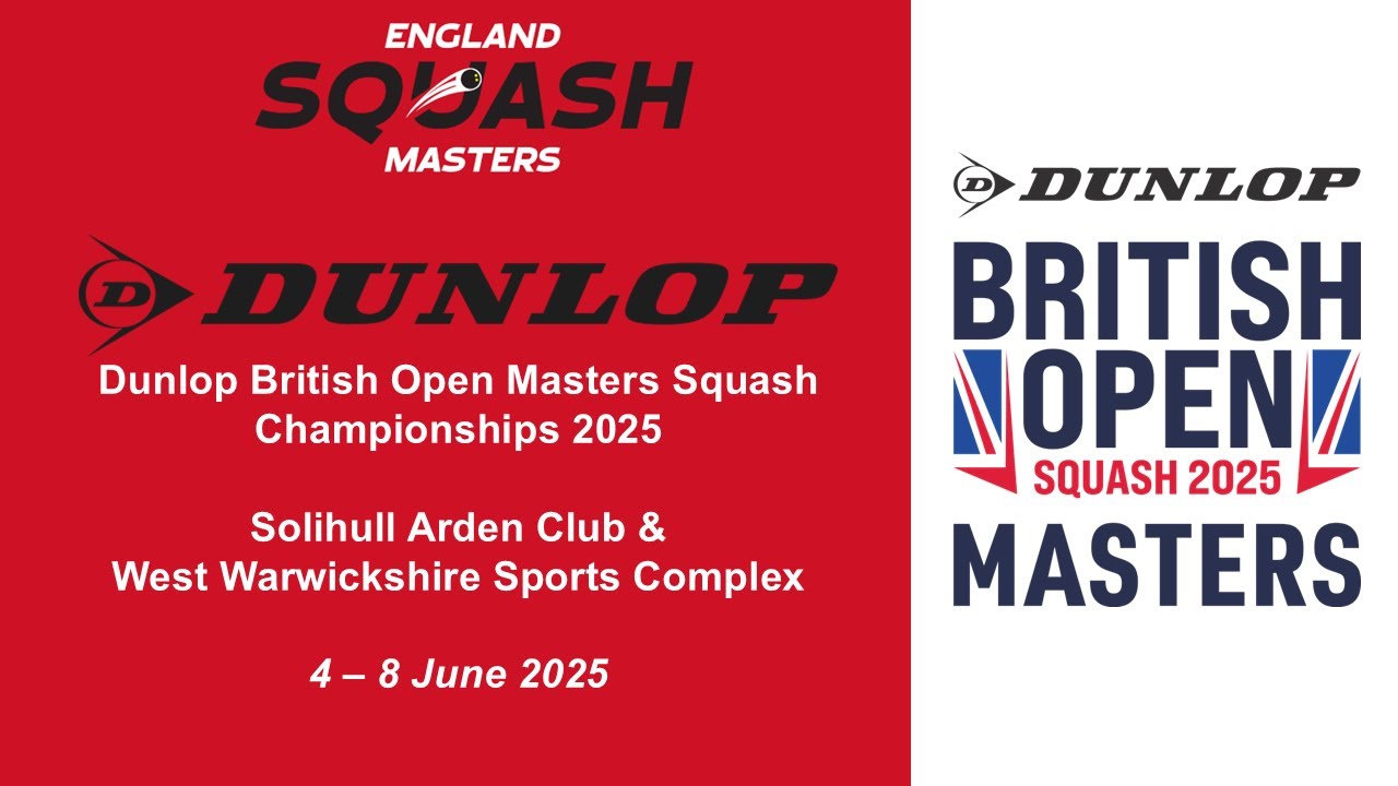 Dunlop British Open Masters Squash Championships 2025 - Day 4