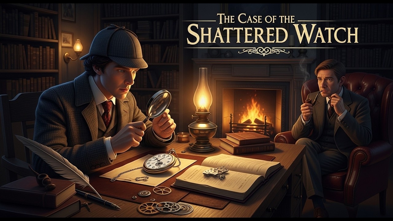 Sherlock Holmes and The Case of the Shattered Watch | Cozy Victorian Mystery at 221B Baker Street