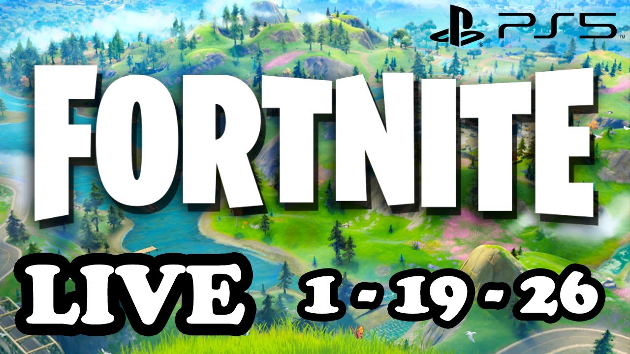 Just a Few Games of Zero Builds! - Fortnite Live PS5