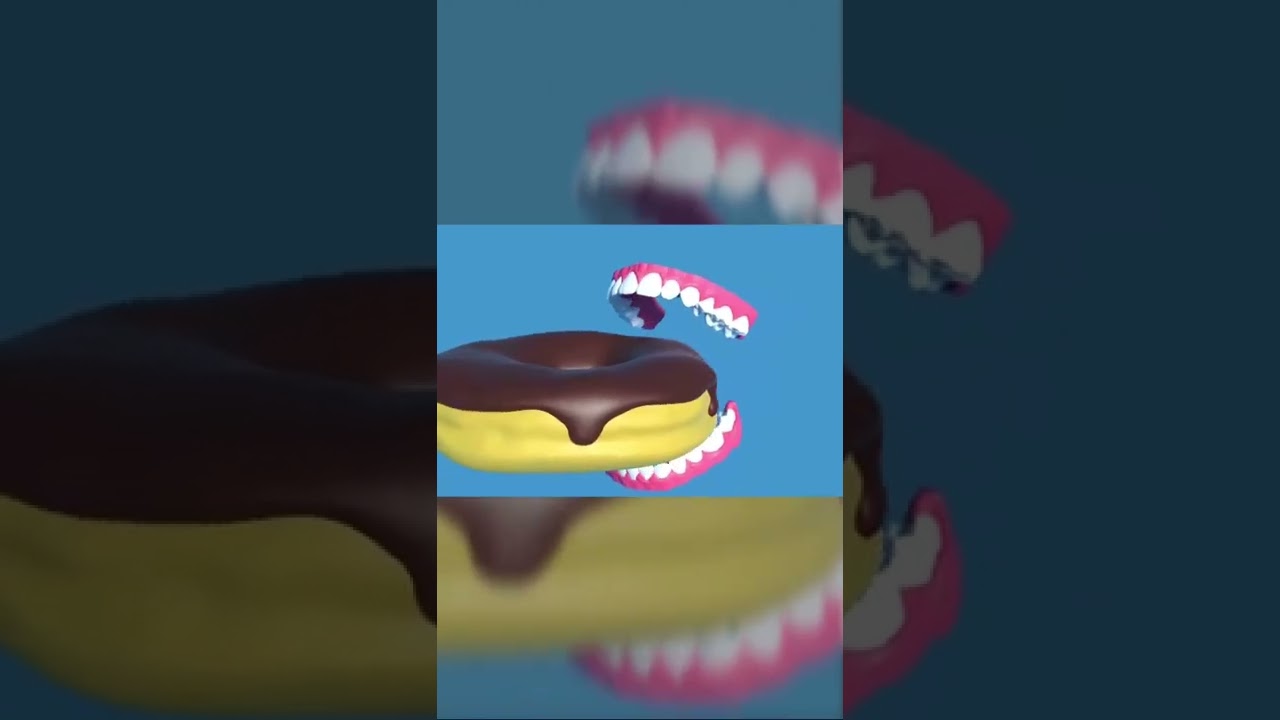 Eating A Virtual Donut With My Real Teeth - Looped