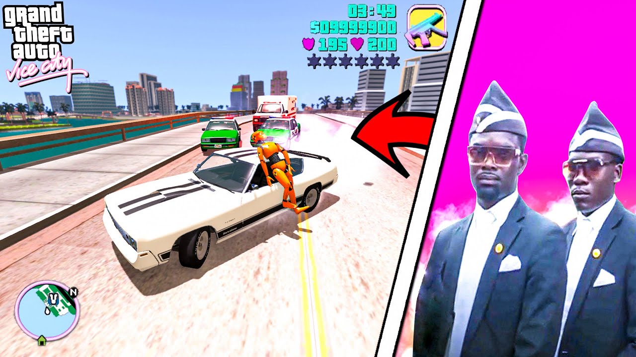COFFIN MEME + BEAMNG + GTA VICE CITY = ...                | ASTRONOMIA SONG | BeamNG Drive MEMES #53