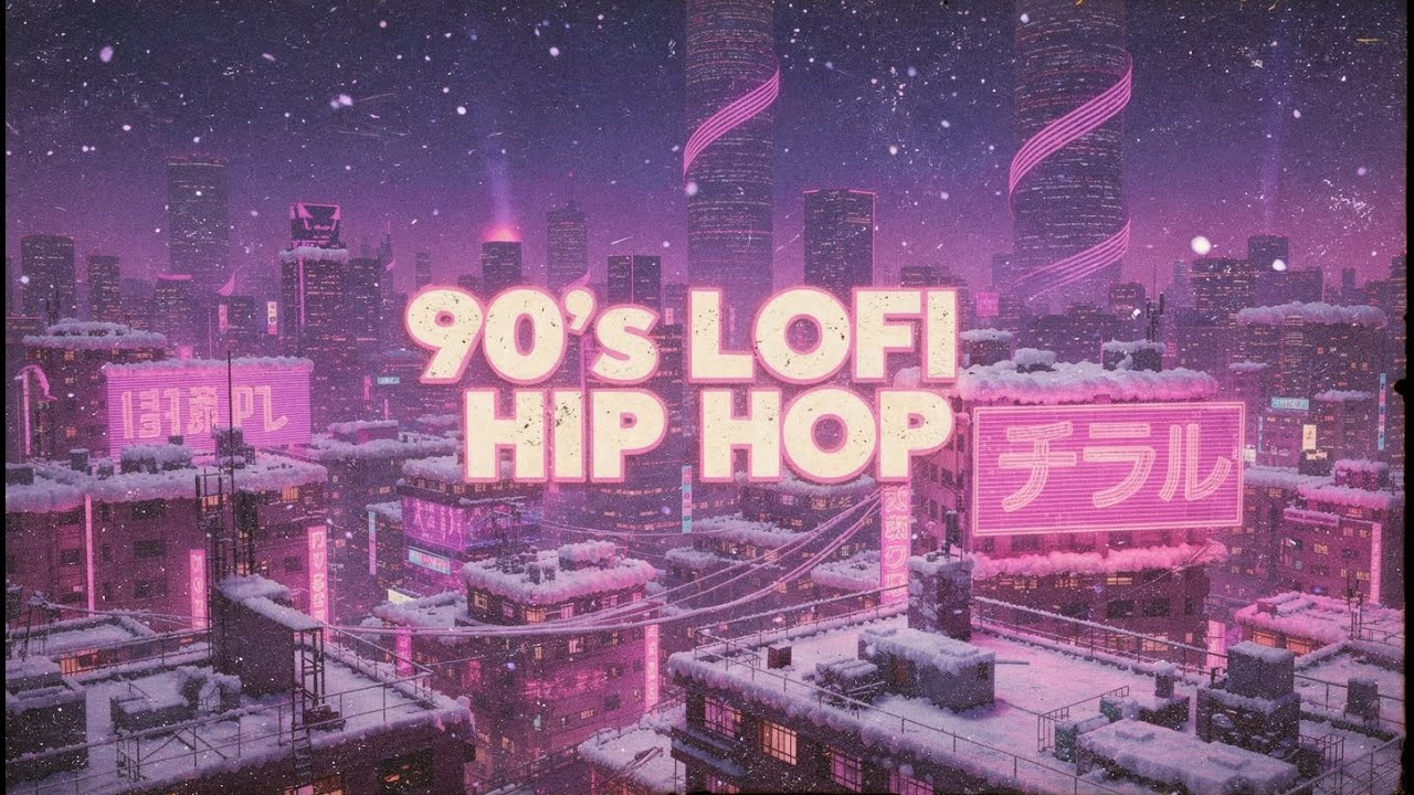 Winter Lofi ❄️ Chill Study Beats | Snowy Nights & Neon Lights
