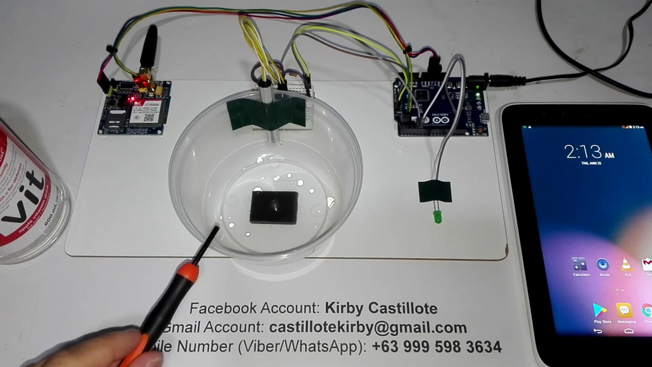 Improvised Water or Flood Level Monitoring Using Arduino with SMS Notification