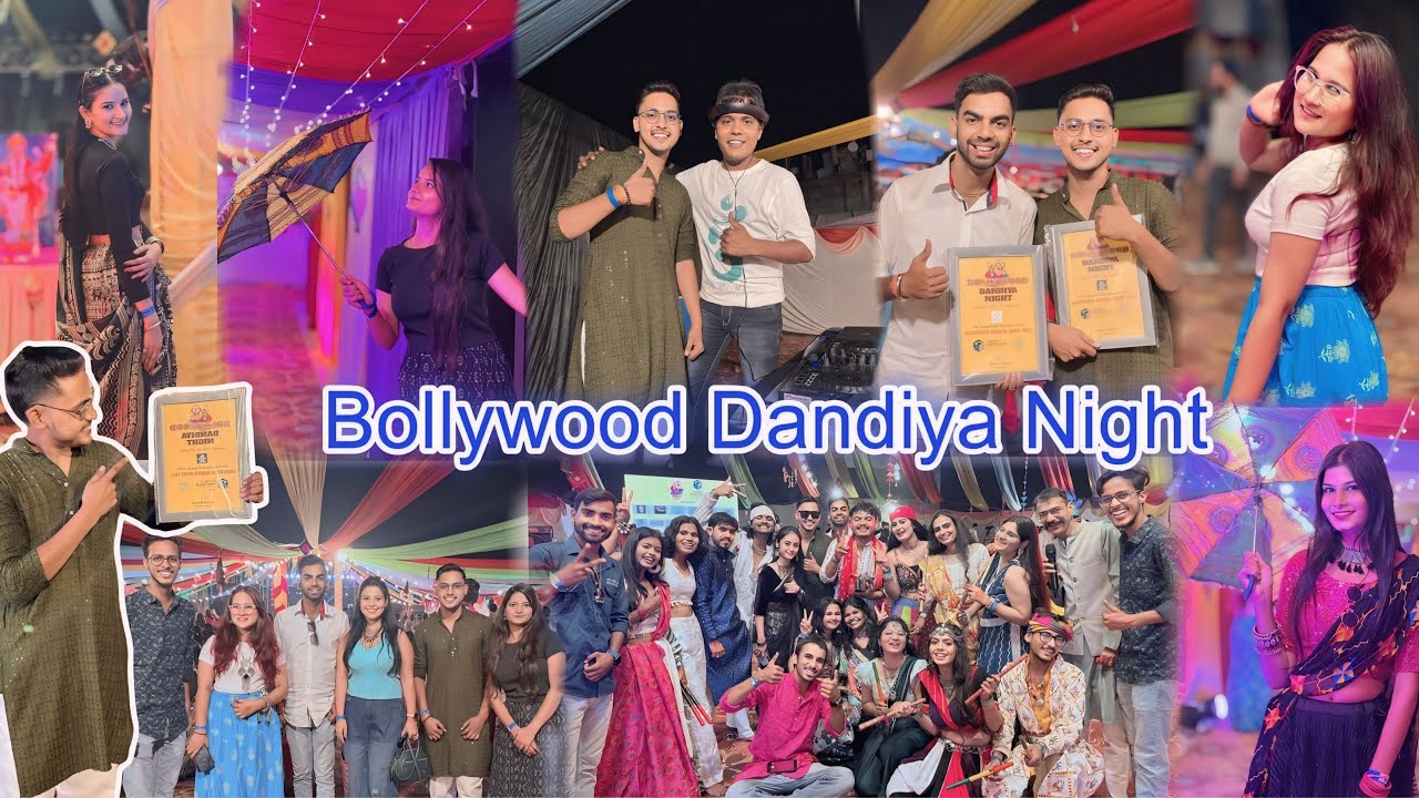 Jd Institute Bollywood Garba Night 2025 😍 Полный Masti Vlog | DD Mall Gwalior | Beat Boy Mohit