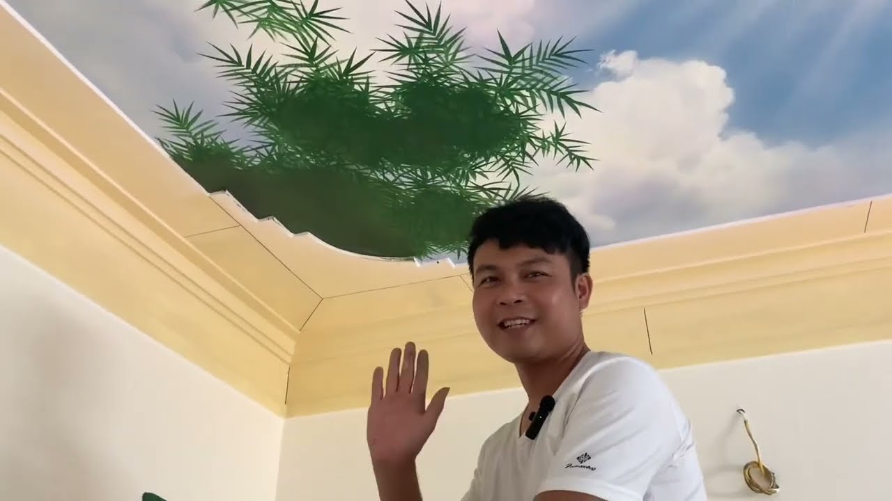 Vẽ cây trúc trần mây 3d, cách vẽ cây trúc đơn giản bằng cọ cán xanh cán vàng và bút tỉa