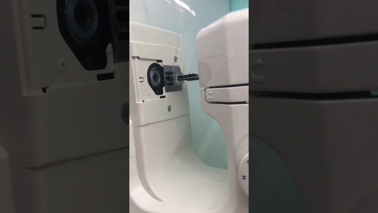 How to thread a Janome new home 124 sewing machine