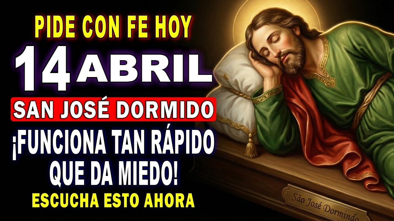 REZA SOLO 5 MINUTOS 😴 antes de dormir y DEJA QUE SAN JOSÉ DORMIDO RESUELVA lo Imposible 🙏