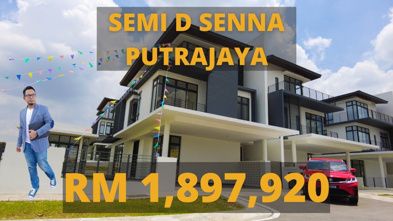 #luxuryhomes #putrajaya New Completed | Semi D Type Senna Precinct  12 Putrajaya | Modern Design