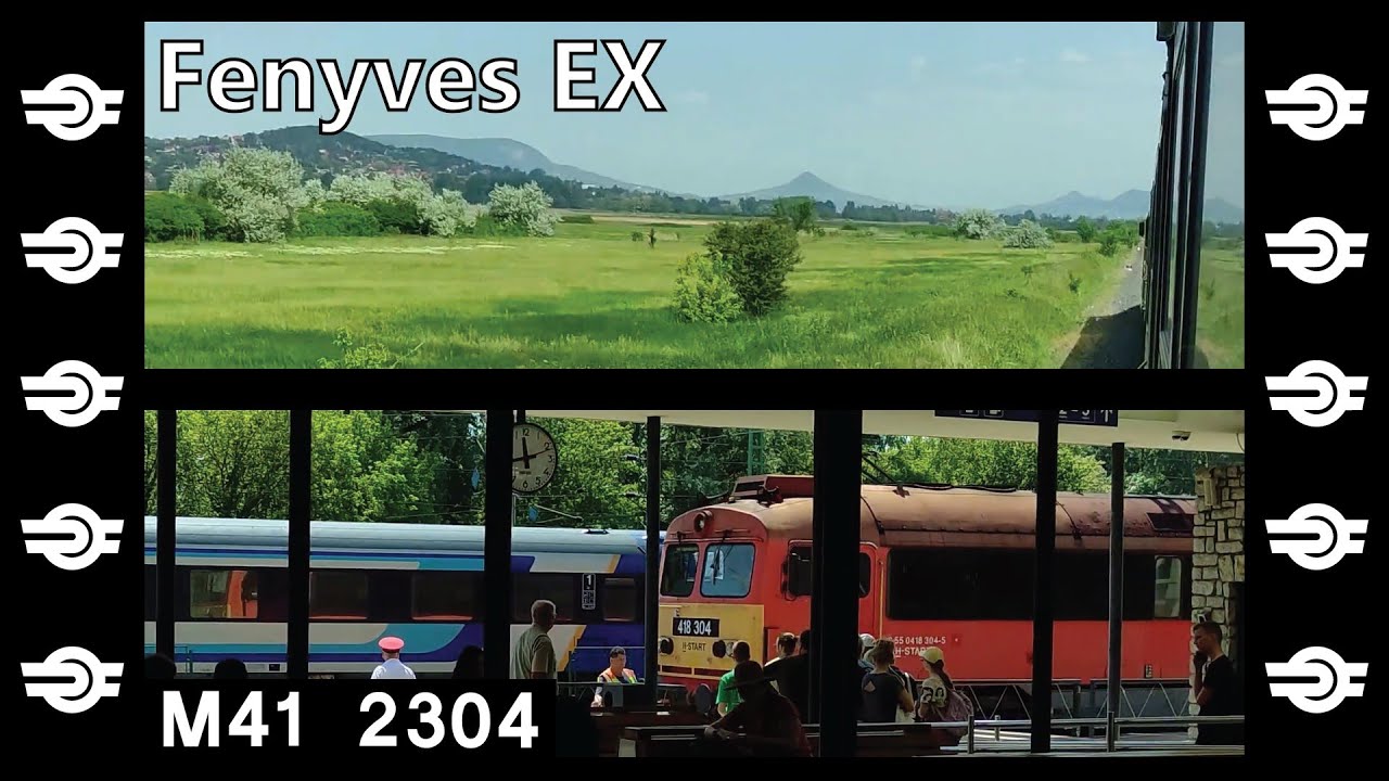 Vonatozás: A Fenyves Expressz első napja (Dombóvár - Keszthely) 2022.05.16