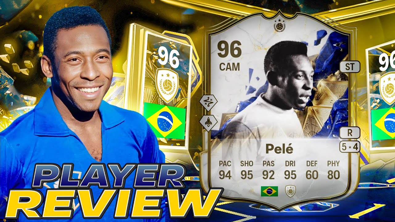 🤯96 TOTY ICON PELÉ PLAYER REVIEW - EA FC 25 ULTIMATE TEAM