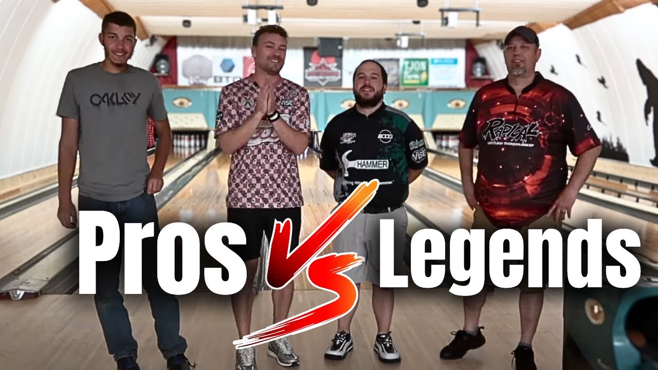 PBA Pros vs Local LEGENDS on Wood Lanes!!