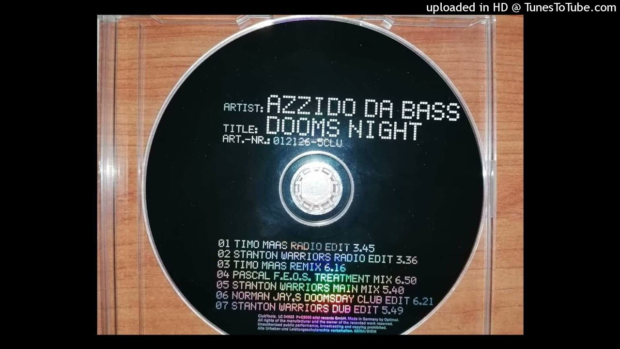 Azzido Da Bass - Dooms Night (Stanton Warriors Main Mix)