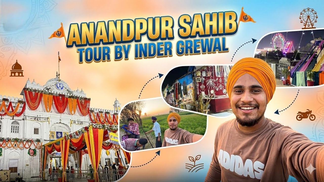 Hnji mitro appa gye shri anandpur sahib 🙏