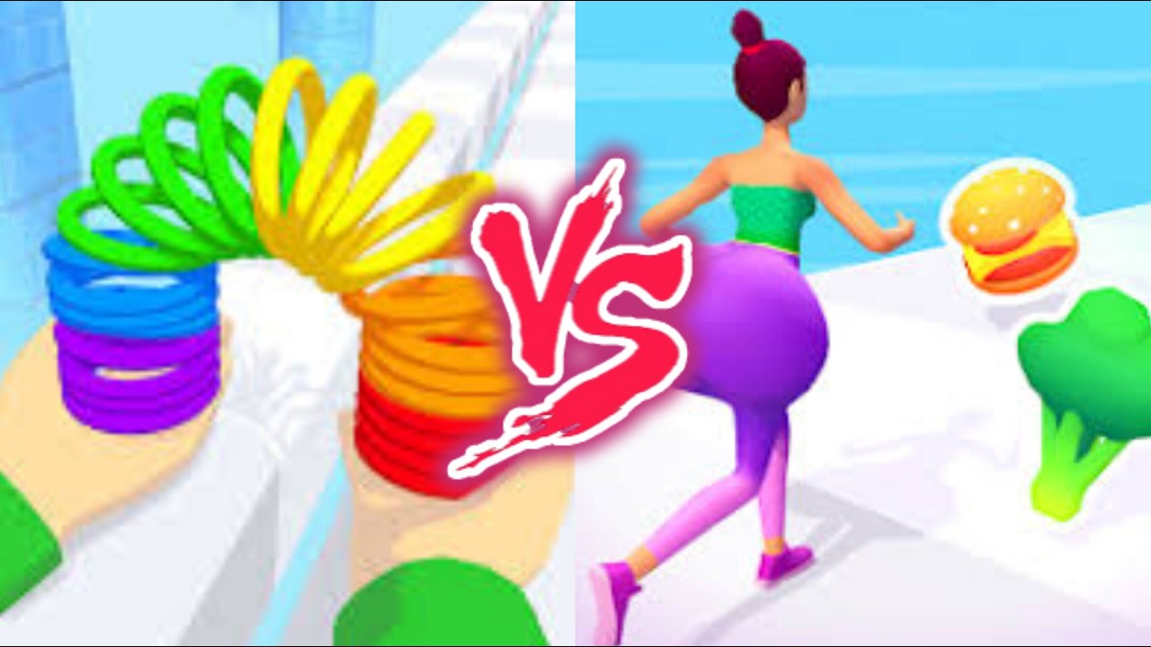 Toy Spring VS Belly Body Run