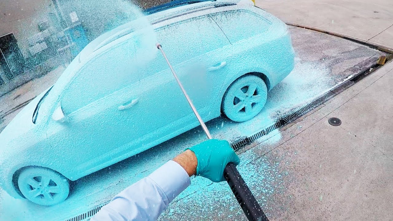 Touchless Blue Foam Wash with Nerta Triple Foam