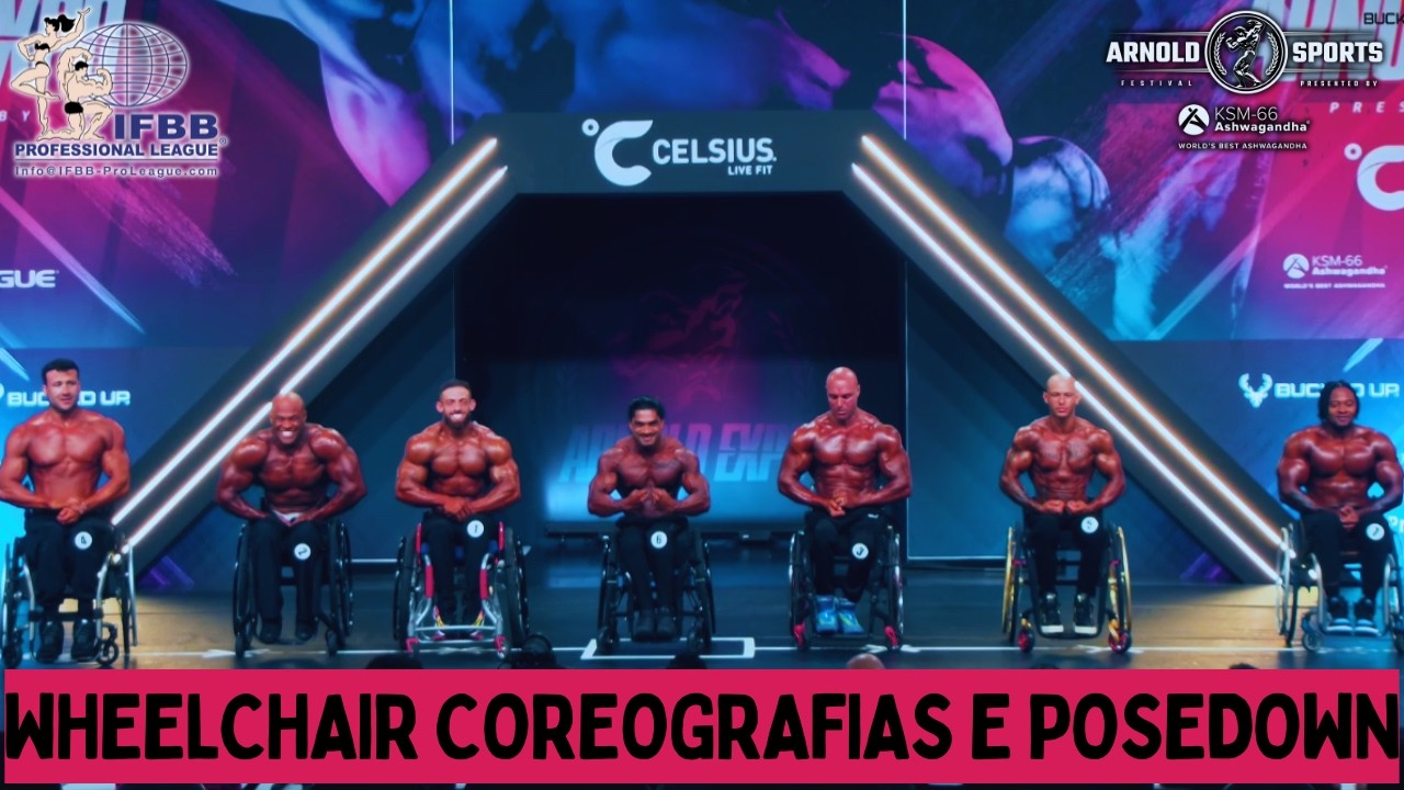Arnold Sports Festival 2024 - Men's Wheelchair Open Bodybuilding Prévias e Finais