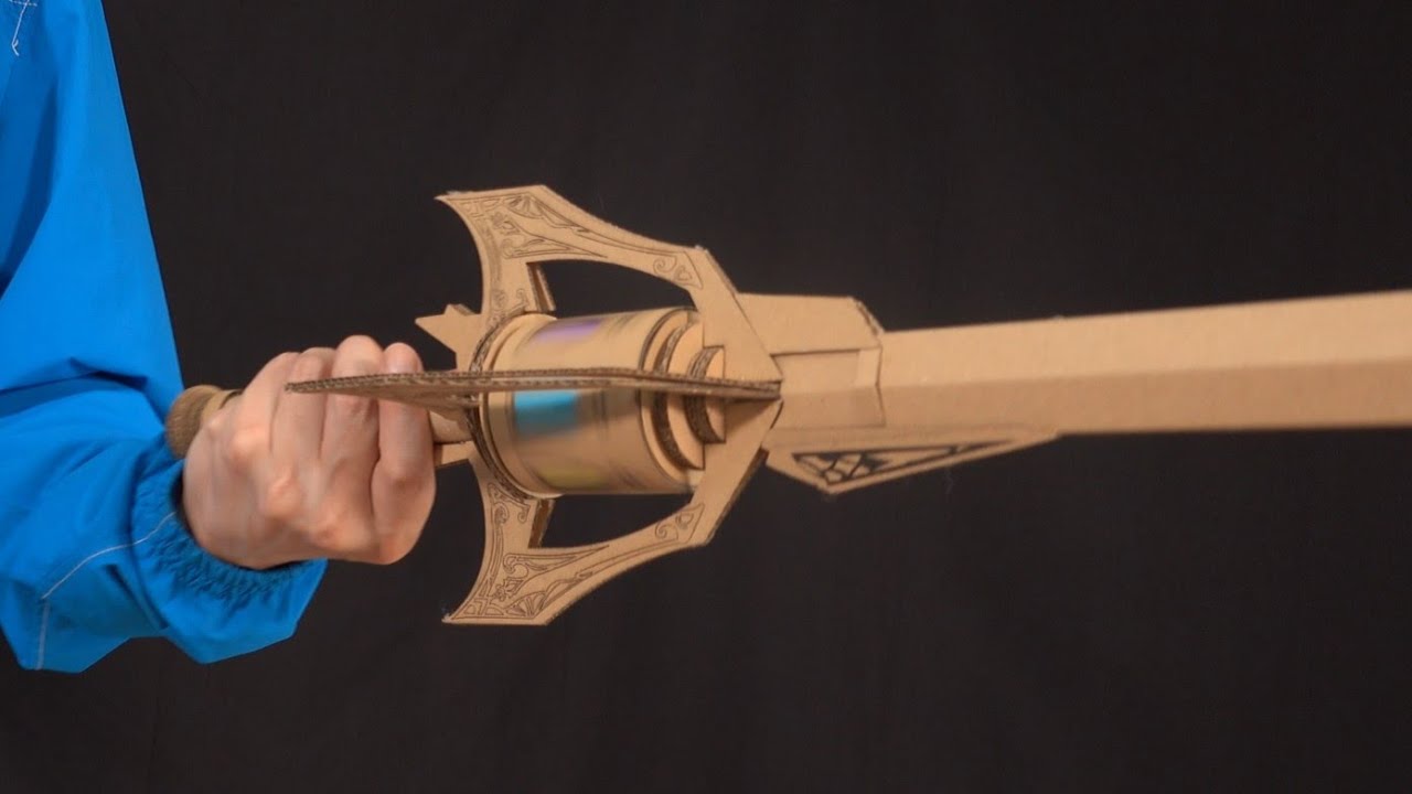 RWBY/Weiss Schnee’s Myrtenaster/ワイスのミルテンアスターを作る/Cardboard DIY - Crafty Transformer
