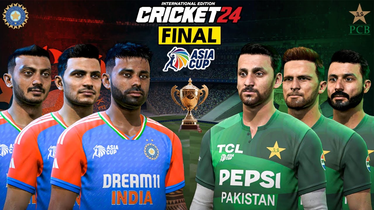 Asia Cup Final - India vs Pakistan 😍🔥in Cricket 24 | PS5 (4k60)