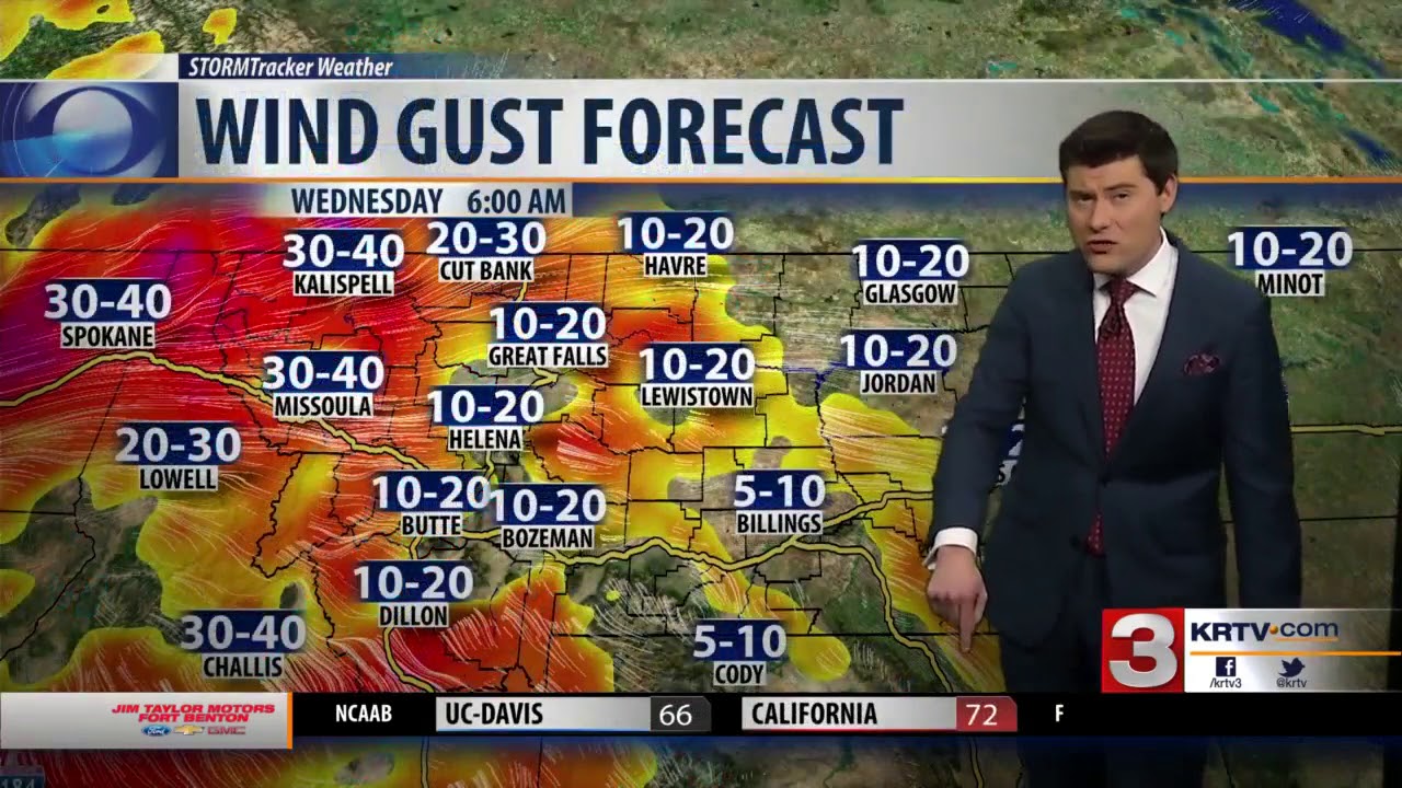 Blizzard like conditions take over Montana