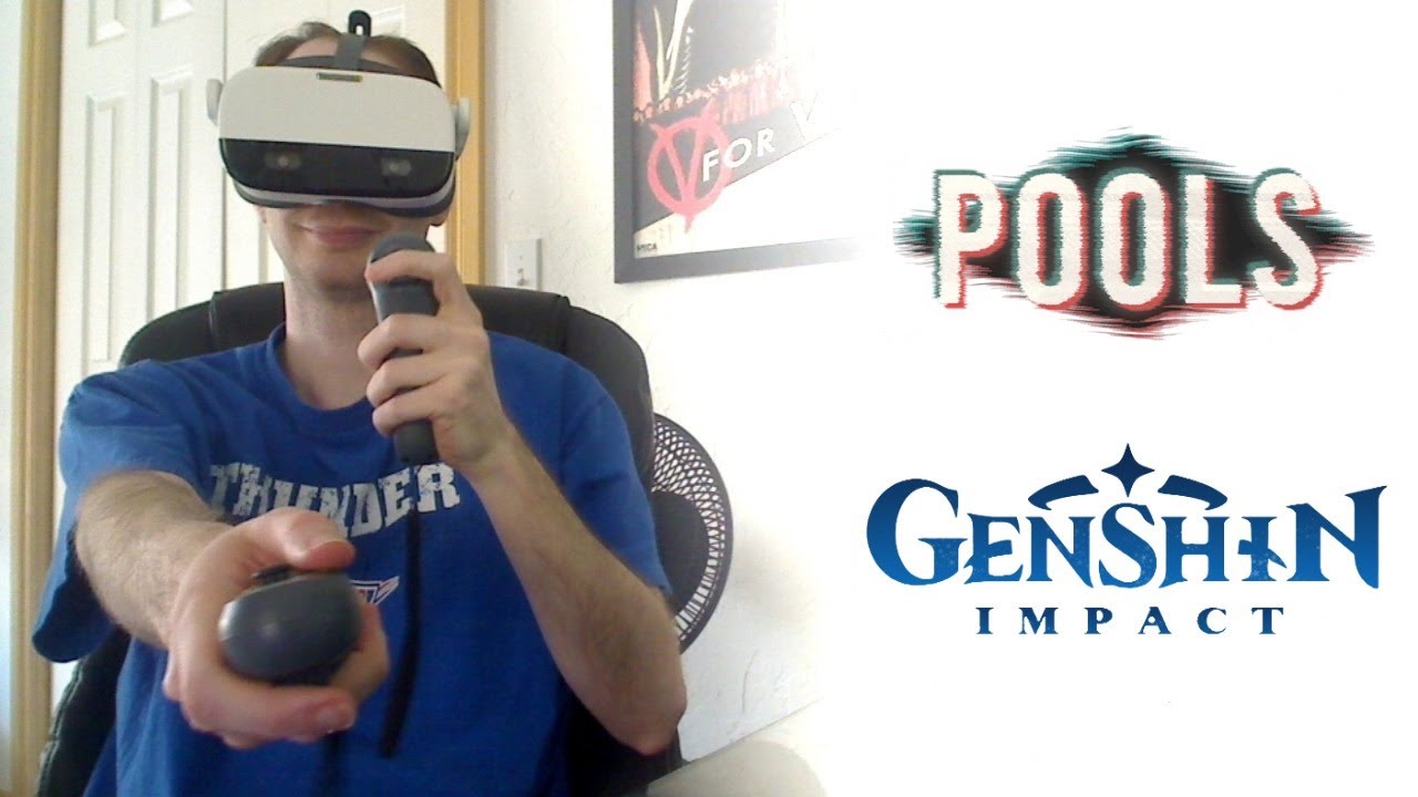 【GENSHIN IMPACT & POOLS】 Back to liminal space madness in VR