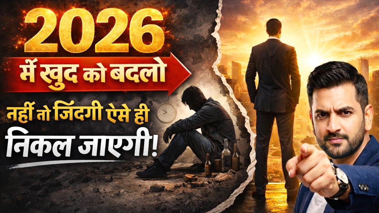 2026 में खुद को बदलो — नहीं तो जिंदगी ऐसे ही निकल जाएगी Best motivational video// Goal setting 