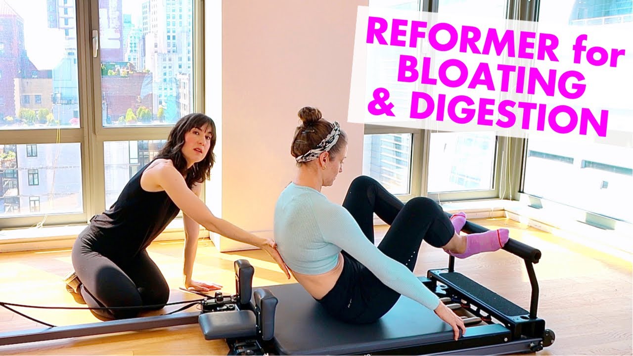Тренировка Pilates Reformer | Вздутие живота и пищеварение | 15 мин | Пресс