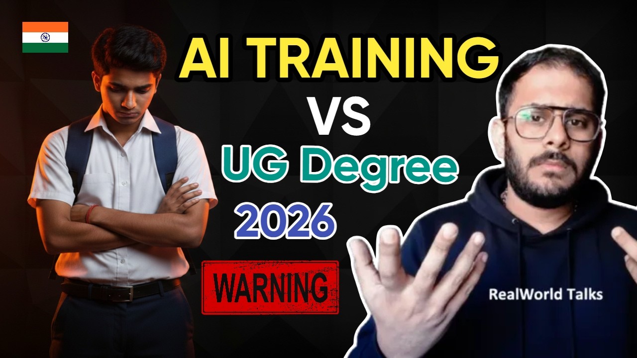 12th Pass? Skip College & Learn AI Instead 2026 Career Reality | RealWorld Talks | @youtubecreators