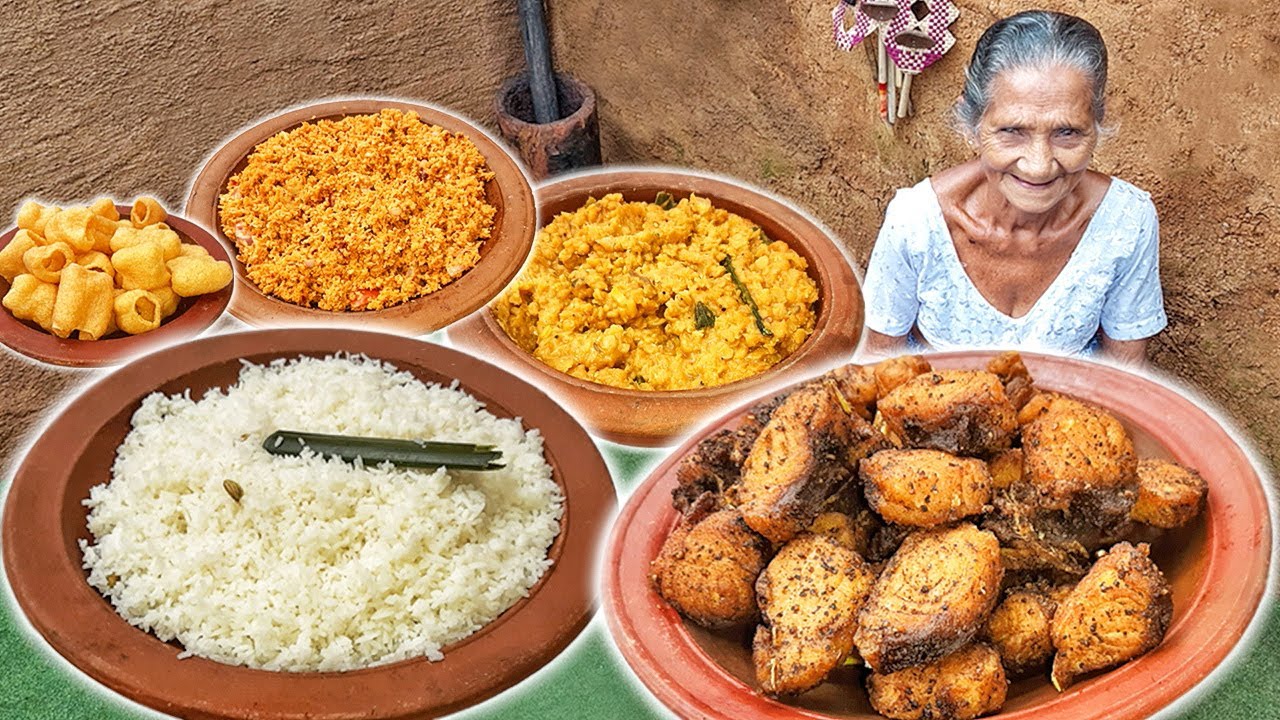 Traditional Rice and Curry with Fried Sailfish by Grandma Menu