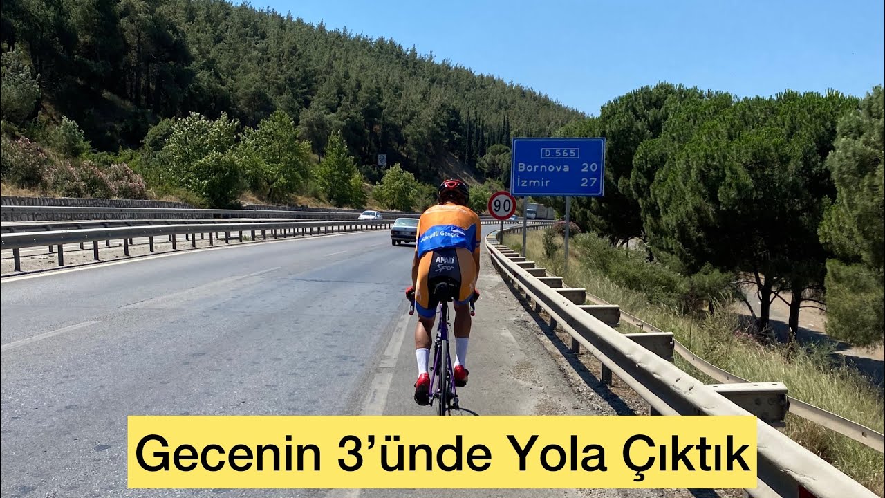 7 SAAT 46 DK BURSADAN İZMİRE GİTTİK  | AÇ KALDIK | YOL BİSİKLETİ | UZUN TUR