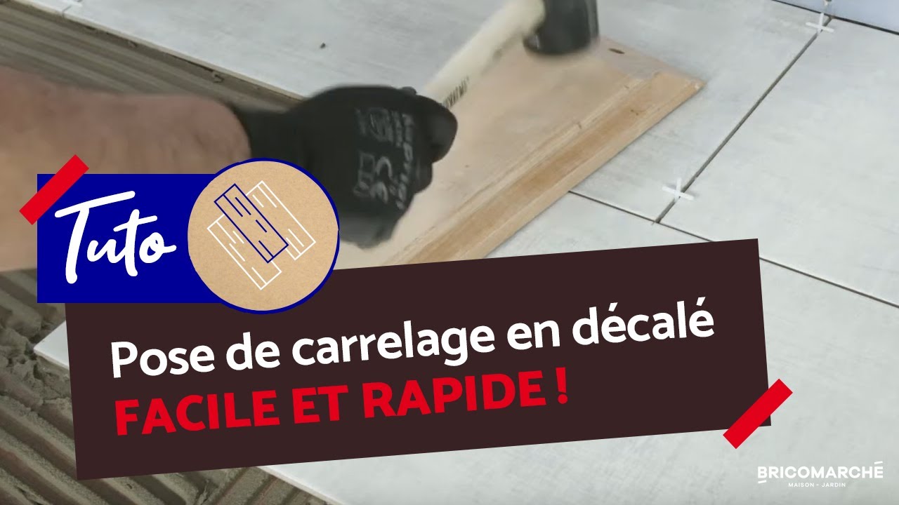 Carrelage en décalé : Les étapes pour une pose réussie ! I Bricomarché