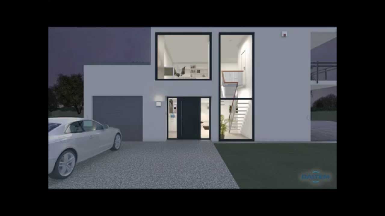 Daitem D22 Funk-Alarmanlage - Virtueller Rundflug durch ein Musterhaus