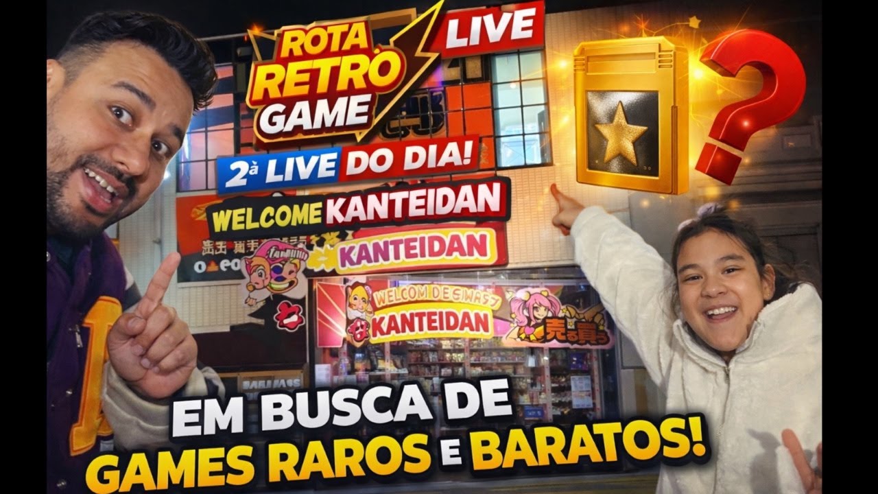 😱 VOLTAMOS À NOITE! 2ª LIVE NO KANTEIDAN 🔥 SERÁ QUE TINHA RELÍQUIAS BARATAS? 🎮🇯🇵