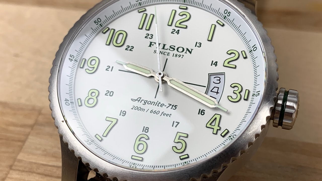 Filson Mackinaw field watch (Shinola)