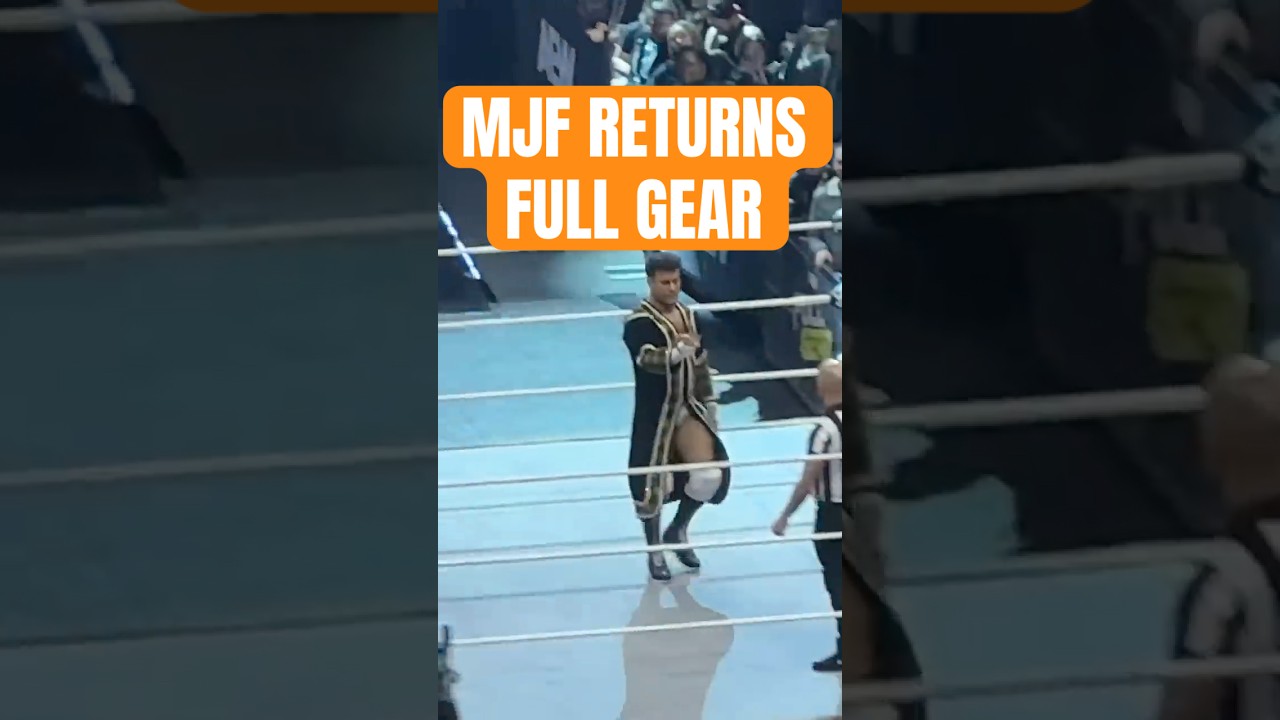 MJF RETURN ENTRANCE - AEW Full Gear 2024