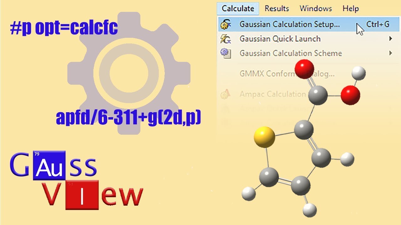Gaussian Calculation Setup Overview