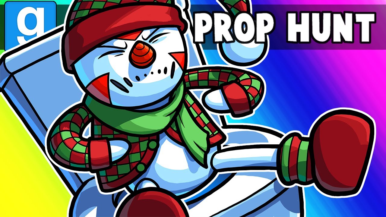 Gmod Prop Hunt Funny Moments - Delirious is the Worst Hiding Partner (Christmas 2019)