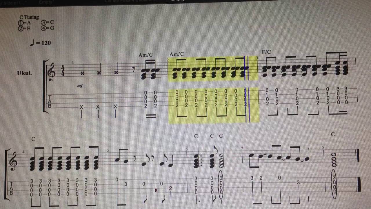 Famous Chords Intro 4 Ukulele  TabFaceGuitar   Enjoy! ;-)
