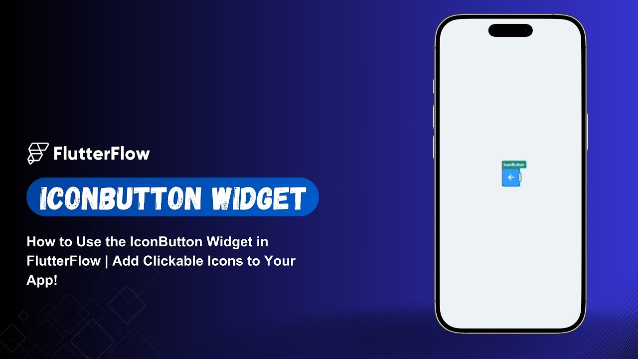 How to Use the IconButton Widget in FlutterFlow | Add Clickable Icons to Your App!