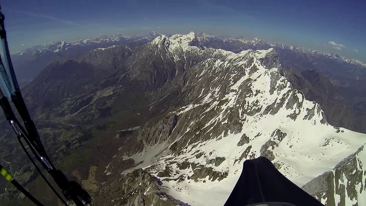 Pieve d'Alpago, paragliding, 2018-04