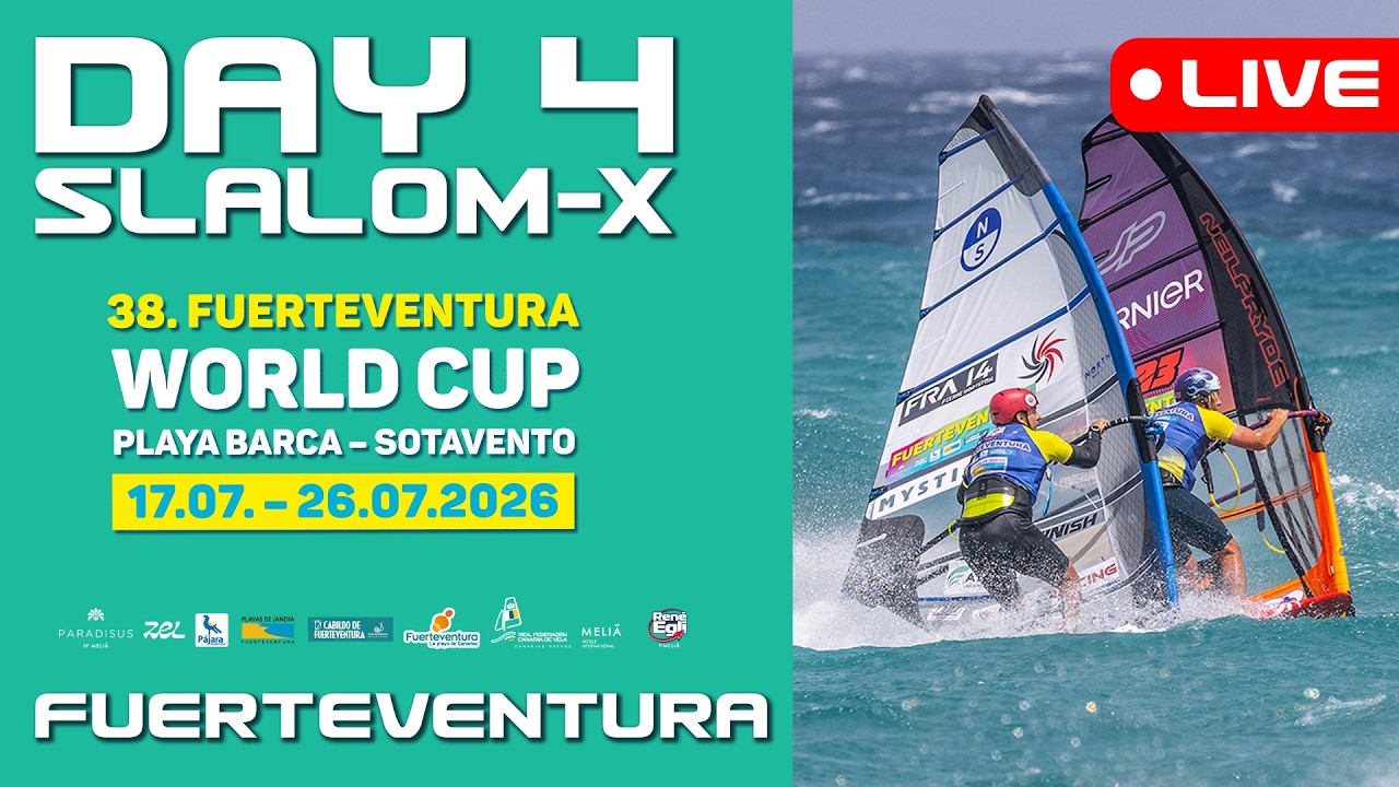 Livestream: Slalom-X: 25th July | World Cup Fuerteventura 2026 | PWA World Tour