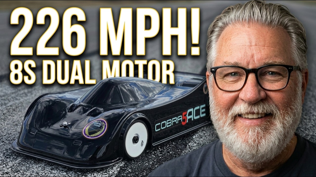 226mph !!!!   ARRMA Limitless GT.         Castle Creations Cobra ACE  8S.      March 2025