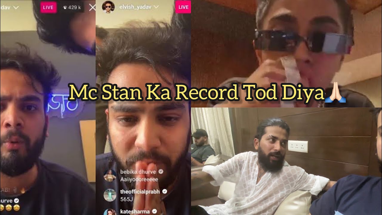 We Broke Mc Stan Live Instagram Record Feat The Uk07 Rider | Bpraak