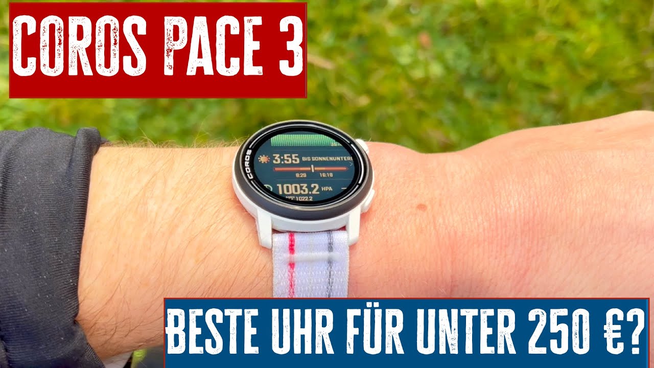 Coros Pace 3 Testbericht: Beste Sportuhr f&uuml;r unter 250 Euro?